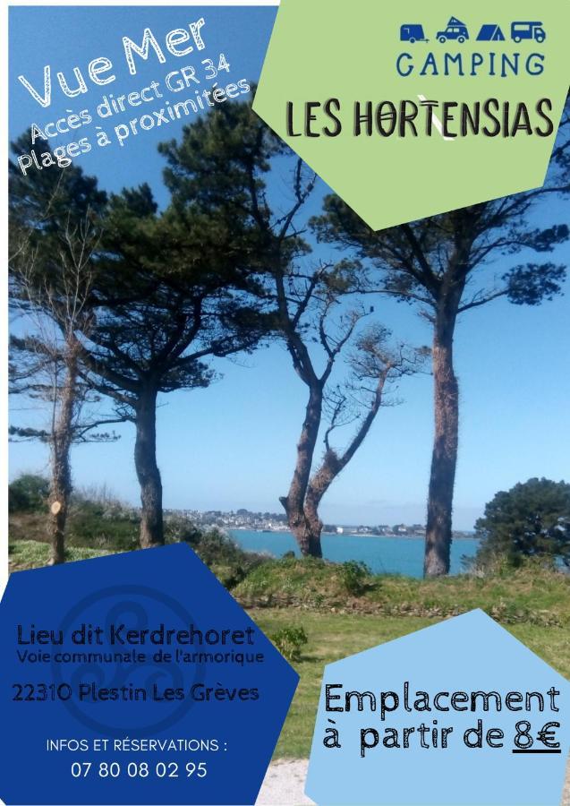 Aire De Camping Car, Caravane, Tente Emplacement Nu Avec Electricite Petit Camping Hotel Plestin-les-Greves Exterior photo